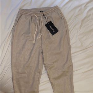 PrettyLittleThing Diya Stone Casual Trouser Pants